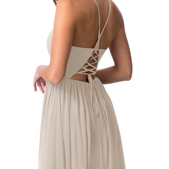 Taupe AZAZIE AAIDA Bridesmaid Dress - Picture 7 of 15